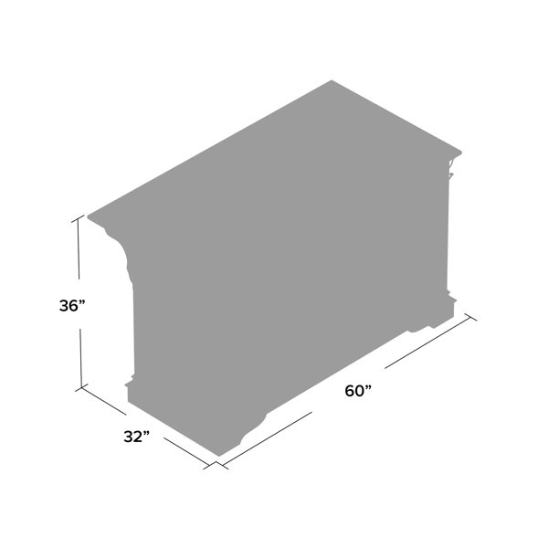 Lark Manor Tiphaine Kitchen Island with Granite Top & Reviews Wayfair